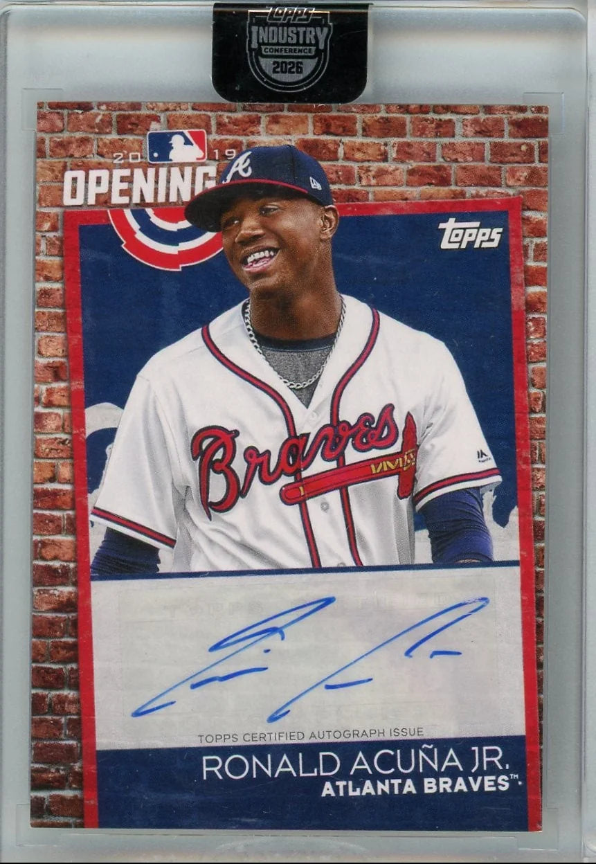 Ronald Acuna Jr. 2019 Topps Opening Day Autograph