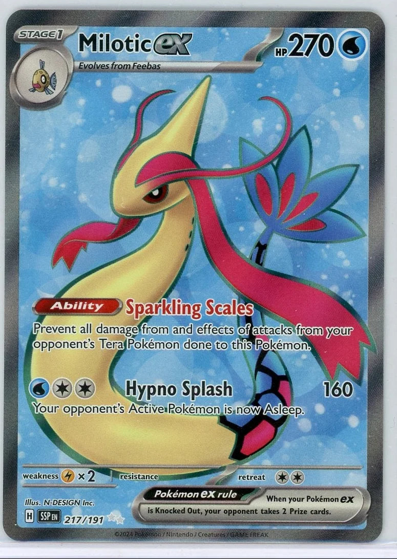 Milotic ex Pokémon Surging Sparks #217/191