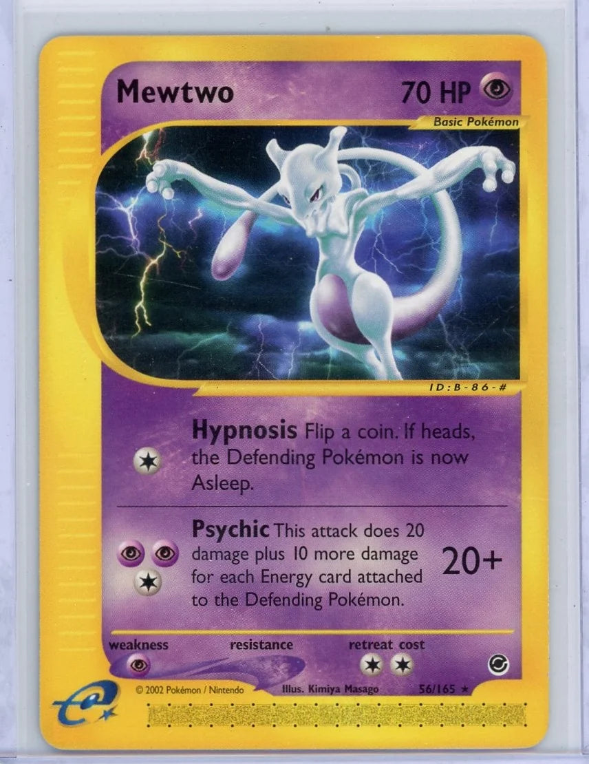Mewtwo Pokémon Expedition Non-Holo Rare #56/165