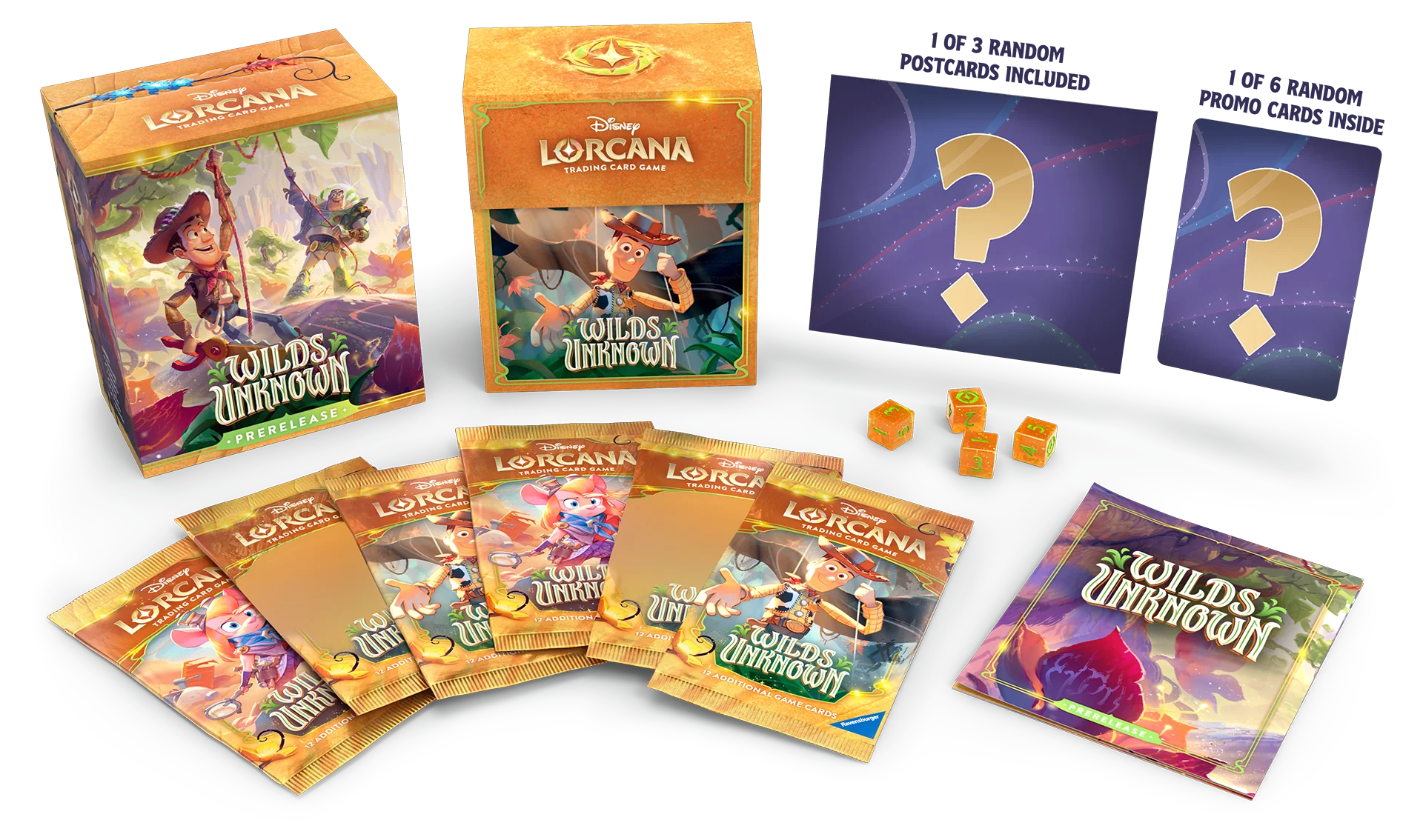 Disney Lorcana Wilds Unknown Pre-Release Pack Box