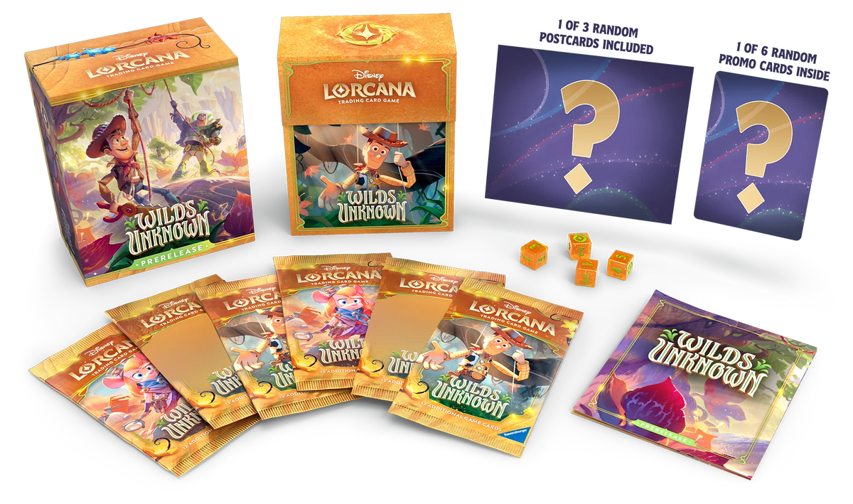 Disney Lorcana Wilds Unknown Pre-Release Pack Box