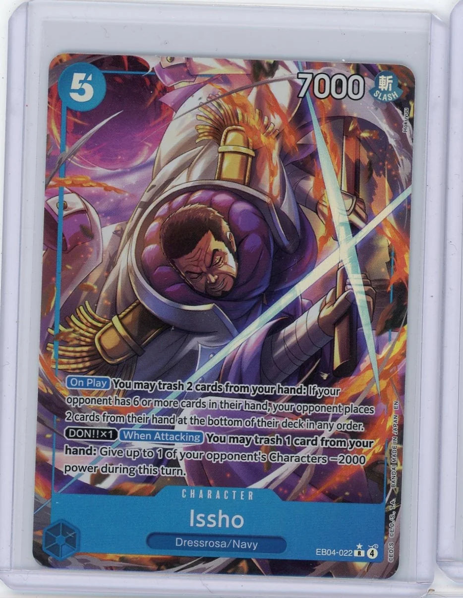 Issho One Piece The Azure Sea's Seven Rare Alt. Art #EB04-022
