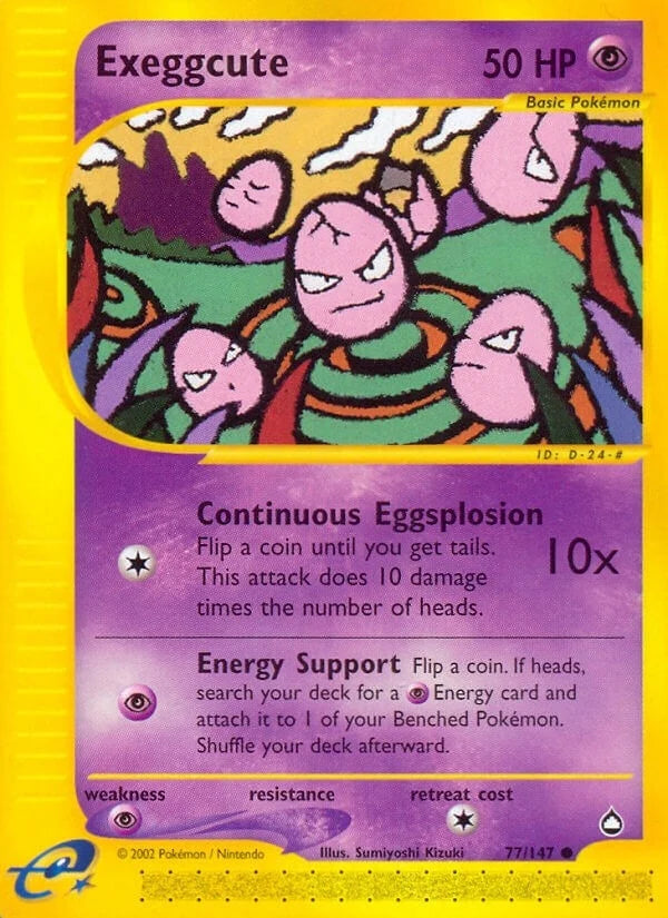 Exeggcute (77) (077/147) (Aquapolis) (AQ)