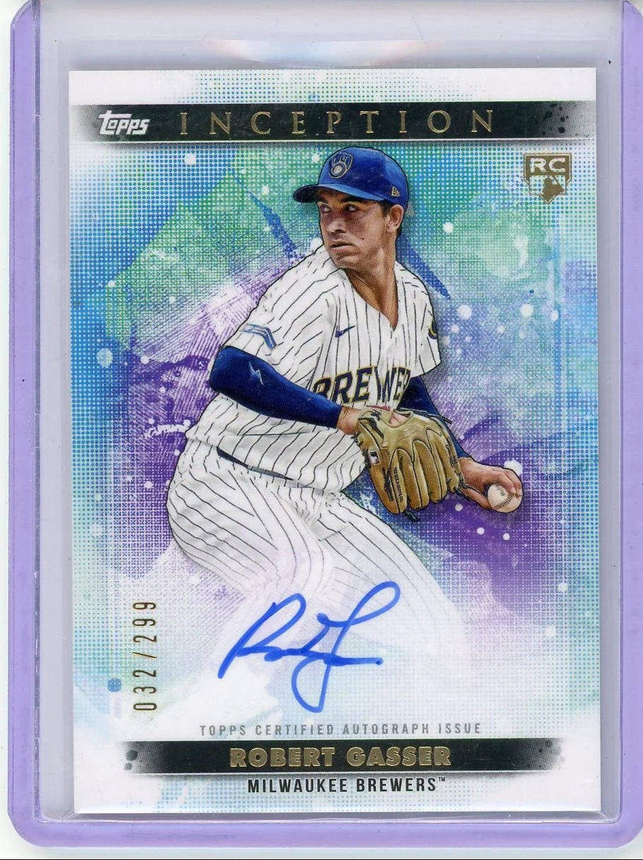 Robert Gasser 2024 Topps Inception Rookie Autograph #'d 032/299