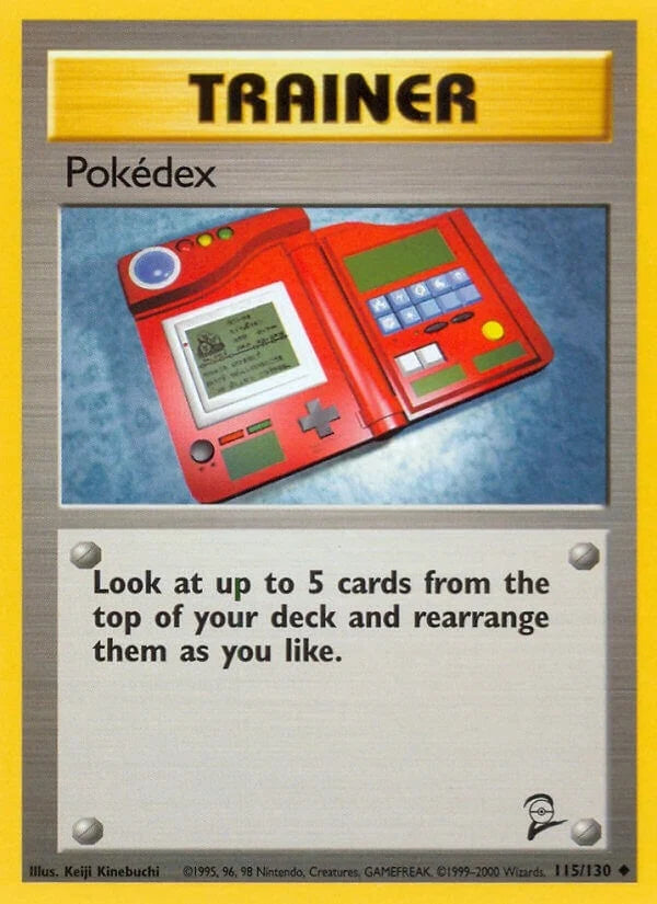 Pokedex (115/130) (Base Set 2) (BS2)