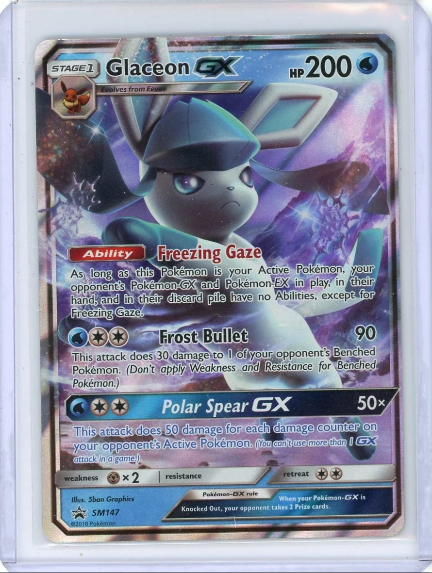 Glaceon GX 2018 Pokemon Black Star Promo #SM147 MP