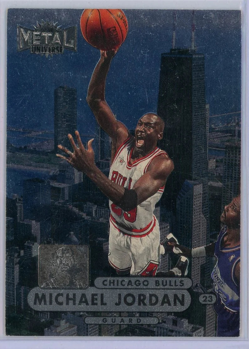 Michael Jordan 1997-98 SkyBox Metal Universe Championship #23