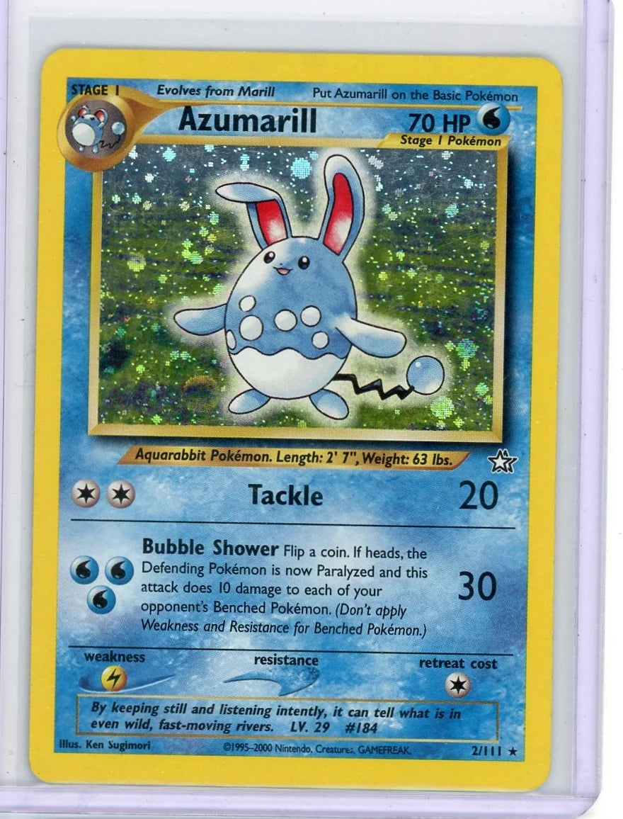 Azumarill Pokémon Neo Genesis Holo #2/111