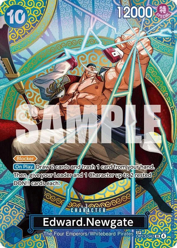 Edward.Newgate (SP) (OP13-042) (Adventure on Kami's Island) (OP15-EB04)