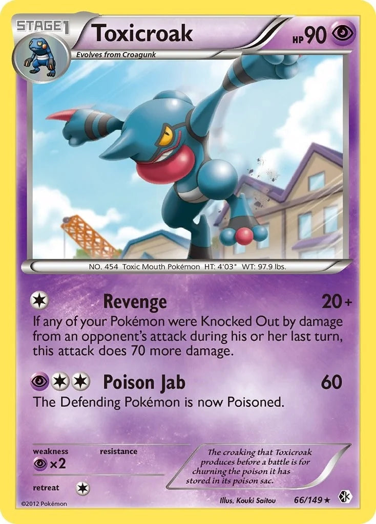 Toxicroak (66/149) (Boundaries Crossed) (BCR)