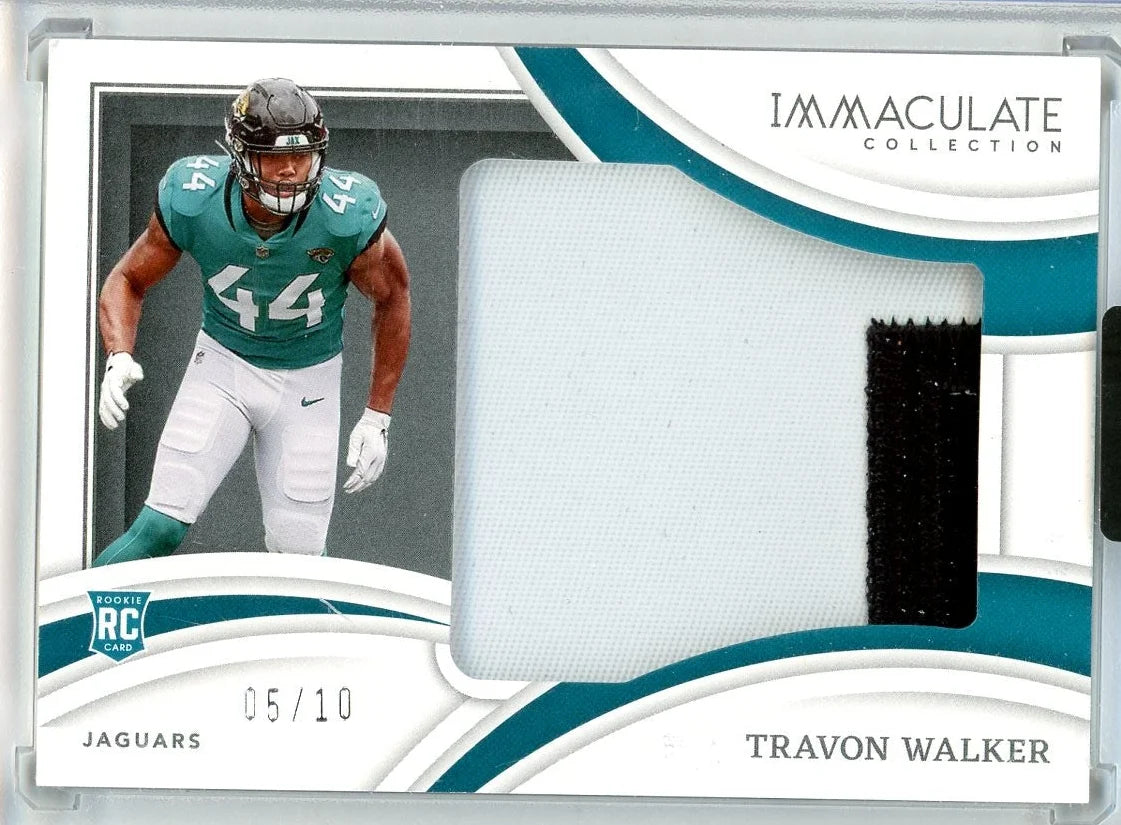 Travon Walker 2022 Panini Immaculate Patch #'d 05/10