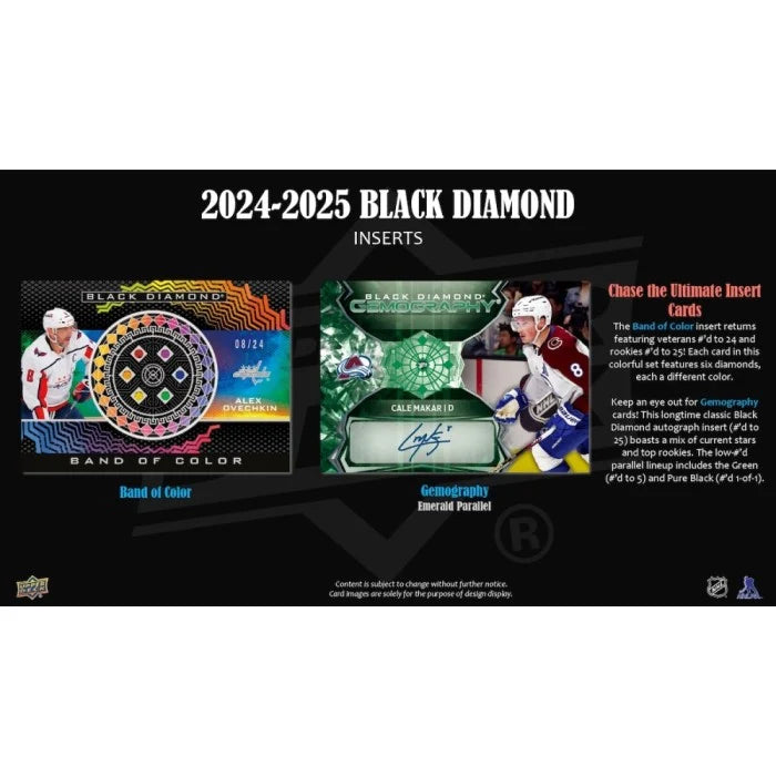 2024-25 Upper Deck Black Diamond Hockey Hobby Box