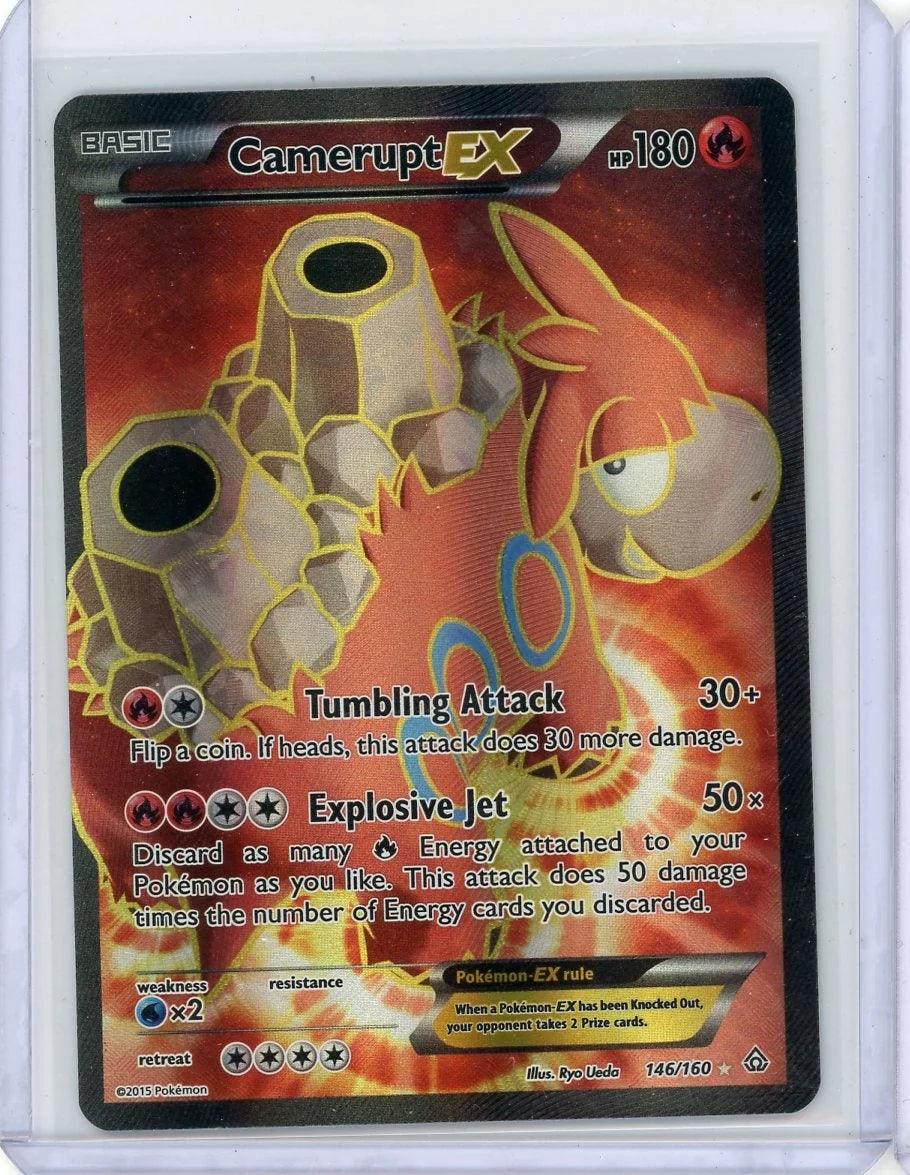 Camerupt EX 2015 Pokemon Primal Clash Full Art #146/160
