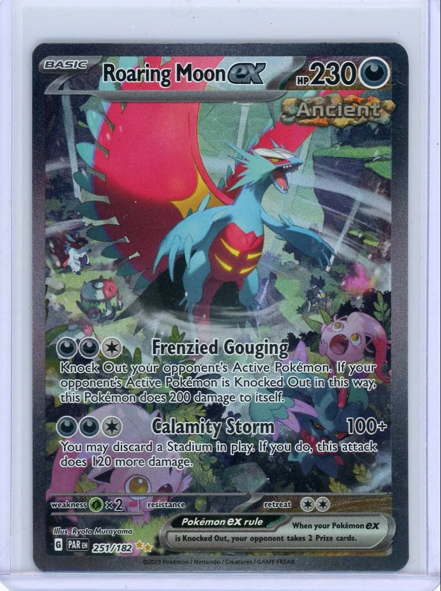 Roaring Moon ex Pokémon Paradox Rift Special Illustration Rare #251/182