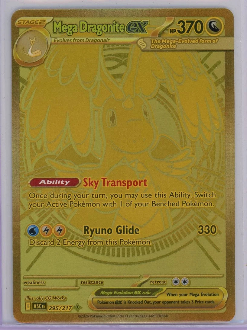 Mega Dragonite ex Pokémon Ascended Heroes Hype Rare #295/217