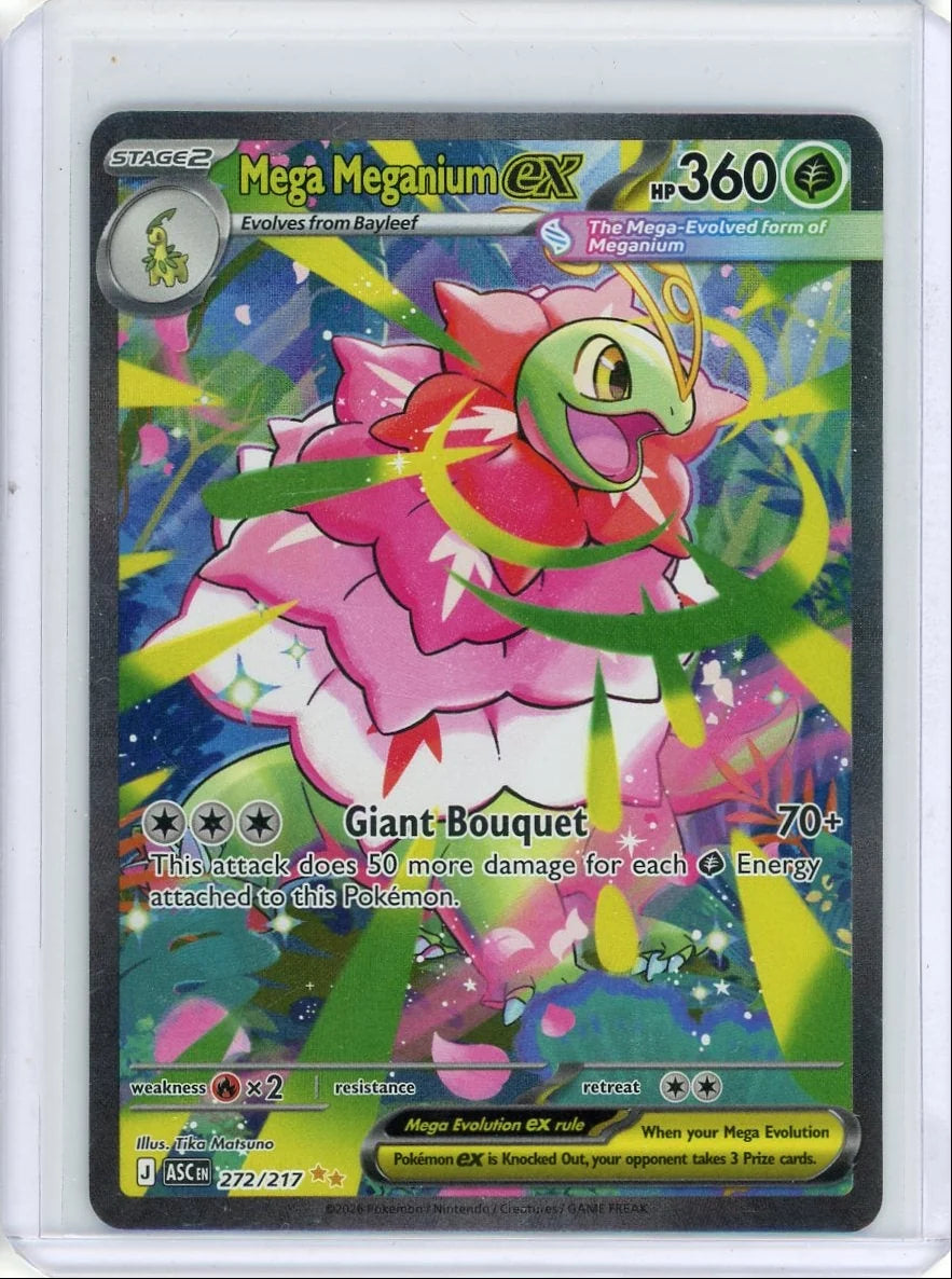 Mega Meganium ex Pokémon Ascended Heroes Special Illustration Rare #272/217