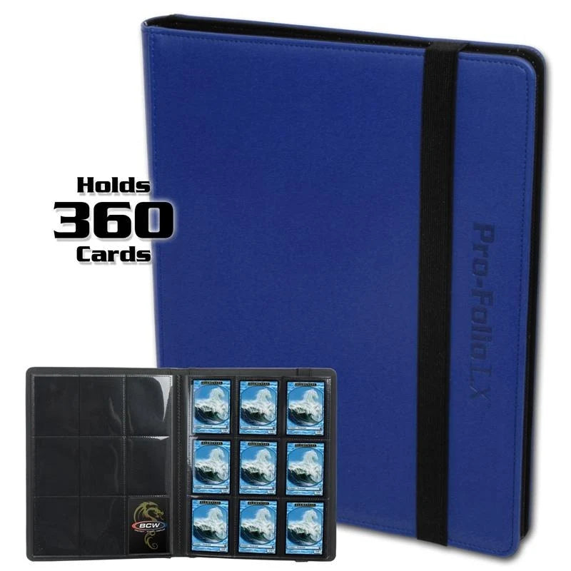 Pro-Folio 9-Pocket LX Album - Blue