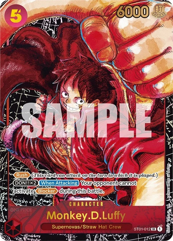Monkey.D.Luffy (012) (Alternate Art) (ST01-012) (Awakening of the New Era) (OP05)