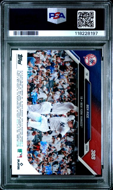 Ben Rice 2024 Topps NOW #388 Call-UP PSA 10