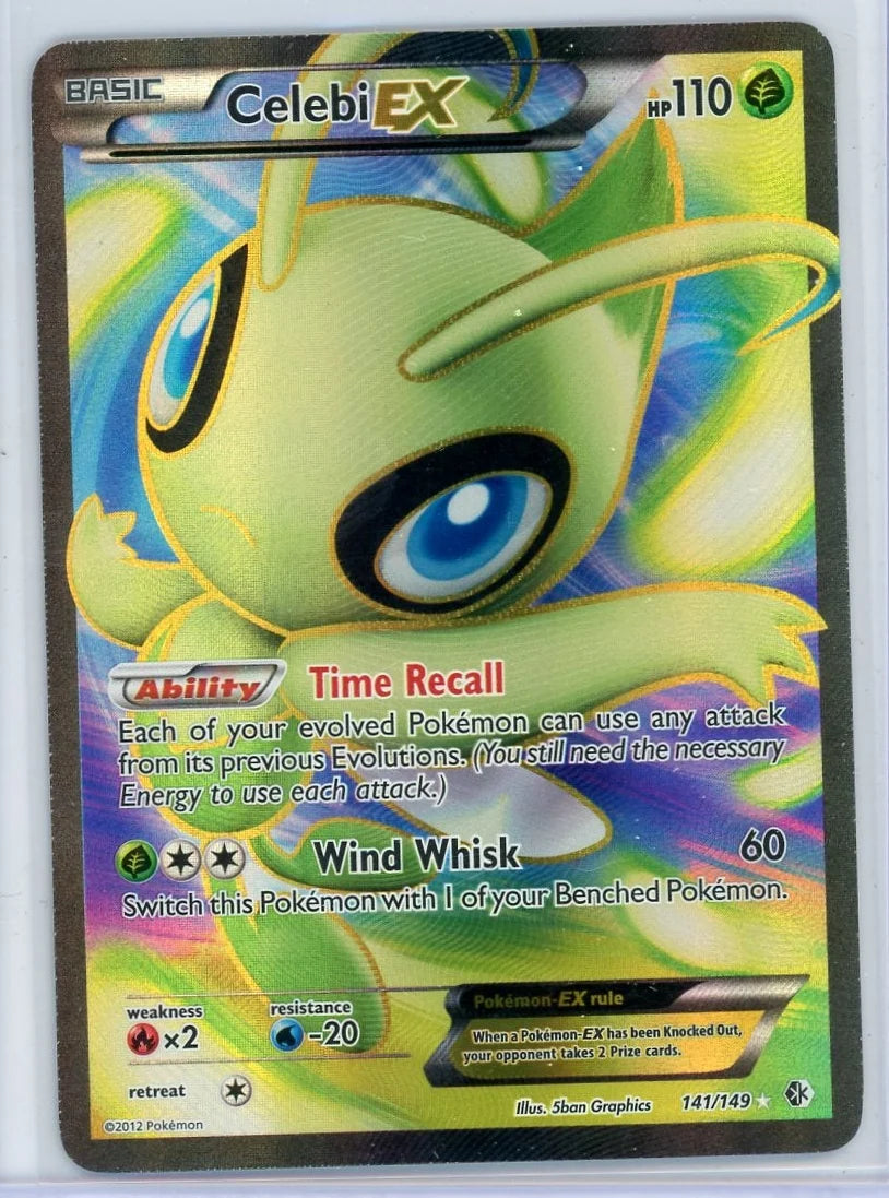 Celebi EX Pokémon Boundaries Crossed Full-Art #141/149