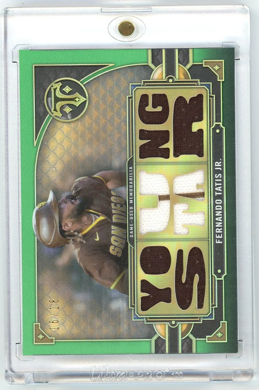 Fernando Tatis Jr. 2022 Topps Triple Threads Young Star Game-Used Relic #'d 16/18