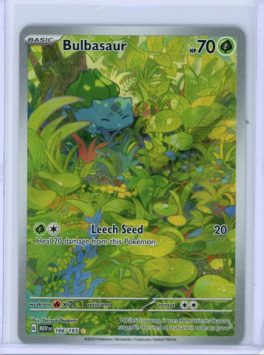 Bulbasaur Pokémon 151 Illustration Rare #166/165