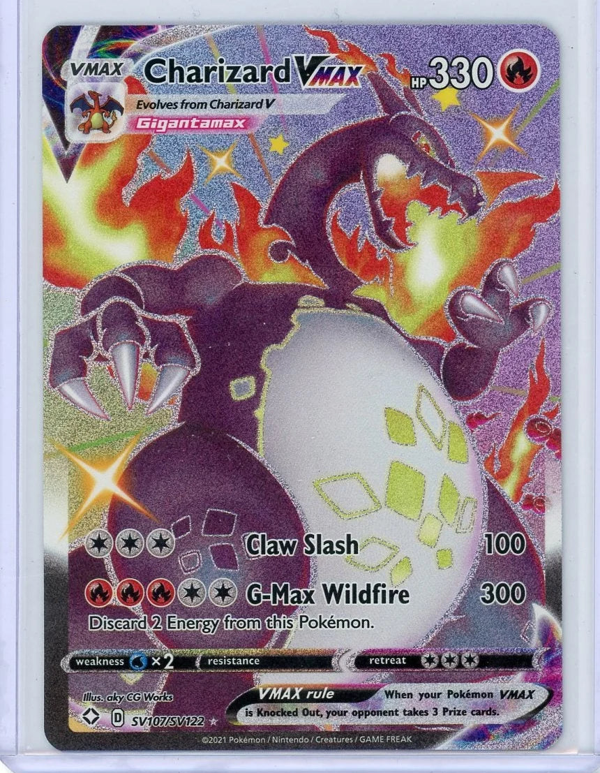 Charizard Vmax Pokémon Shining Fates: Shiny Vault #SV107/SV122