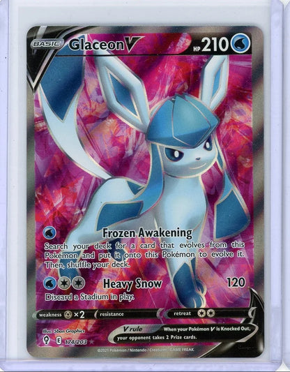 Glaceon V 2021 Pokémon Evolving Skies #174/203