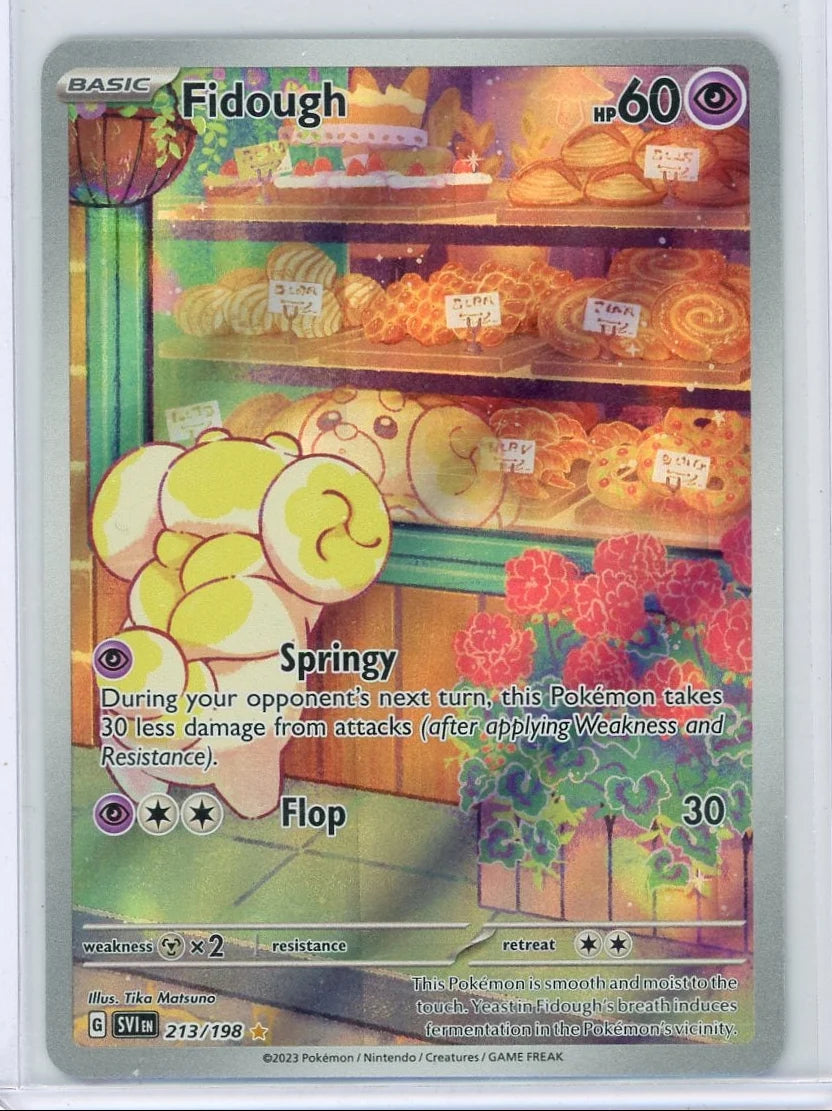 Fidough Pokémon Scarlet & Violet Base Set Illustration Rare #213/198