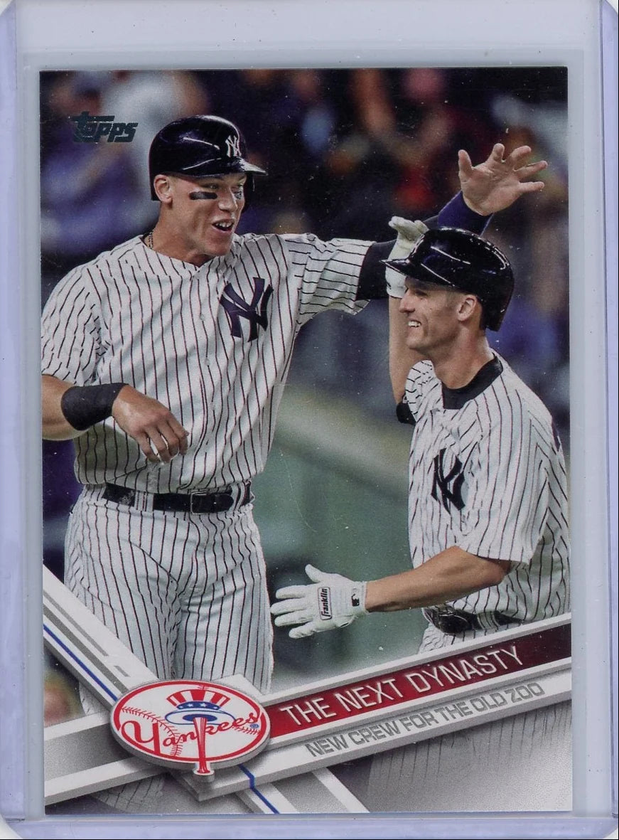 Aaron Judge/Greg Bird 2017 Topps Update "The Next Dynasty" #US148