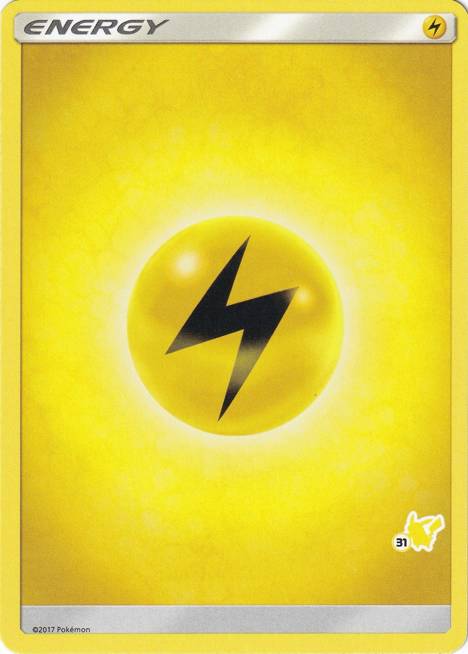 Lightning Energy (#31 Pikachu Stamped) (Battle Academy) (BTA)