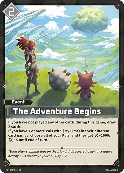 The Adventure Begins (EBP01-100) (Dawn of Palpagos) (EBP01)
