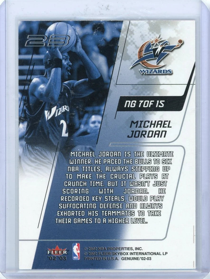Michael Jordan 2002-03 Fleer Names of the Game