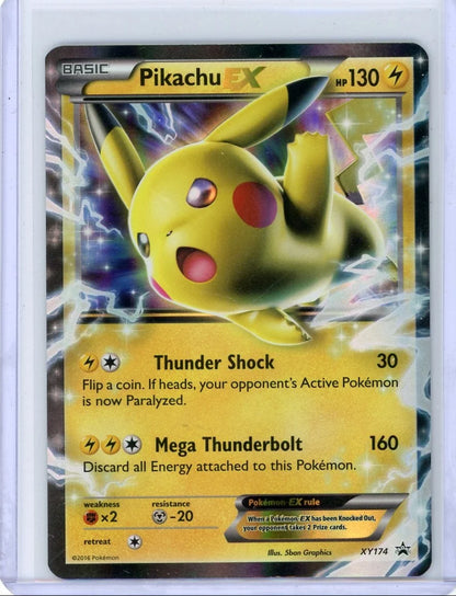 Pikachu EX 2016 Pokemon Black Star Promo #XY174