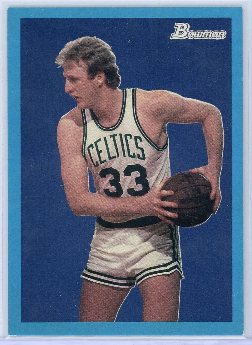 Larry Bird 2009 Bowman light blue #'d 1041/1948