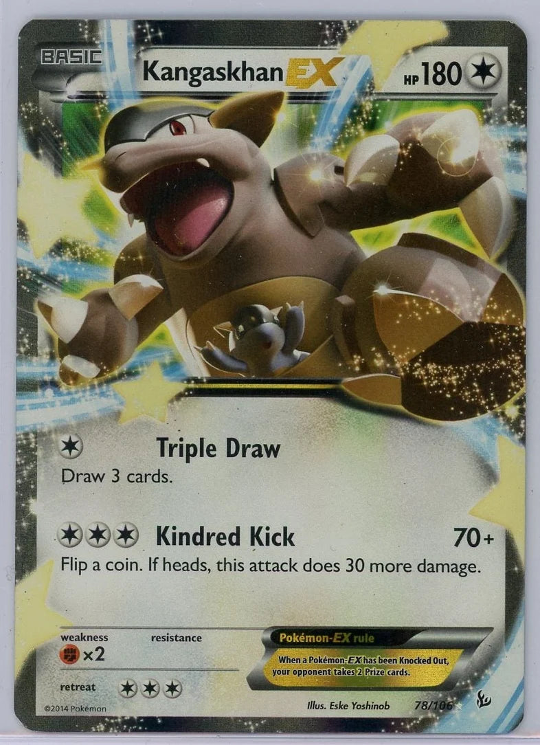 Kangaskhan ex Pokémon XY - Flashfire Ultra Rare #78/106 (LP)