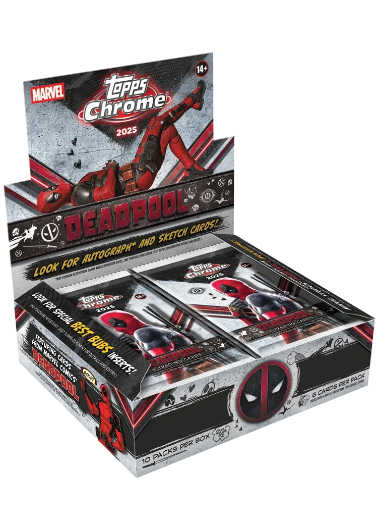 2025 Topps Chrome Deadpool Hobby Box