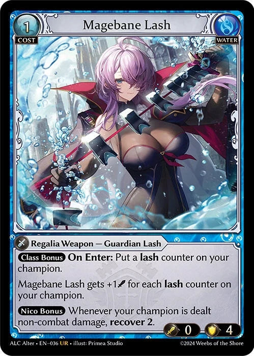Magebane Lash (036) (Alchemical Revolution Alter Edition) (ALC Alter)