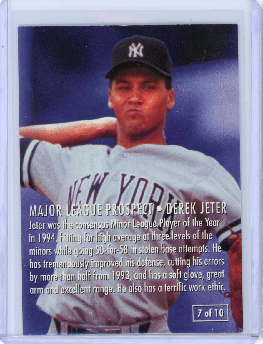 Derek Jeter 1995 Fleer Prospect #7