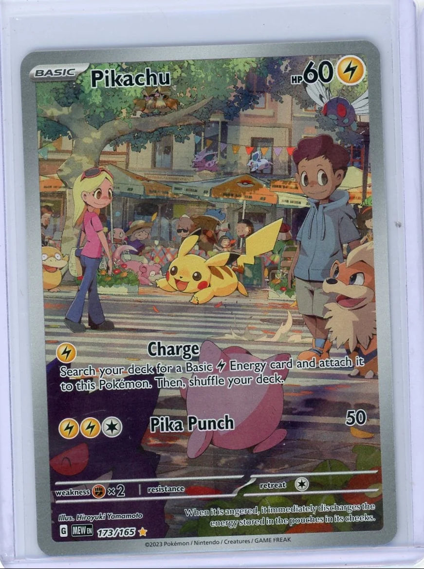 Pikachu Pokémon 151 Illustration Rare #123/165