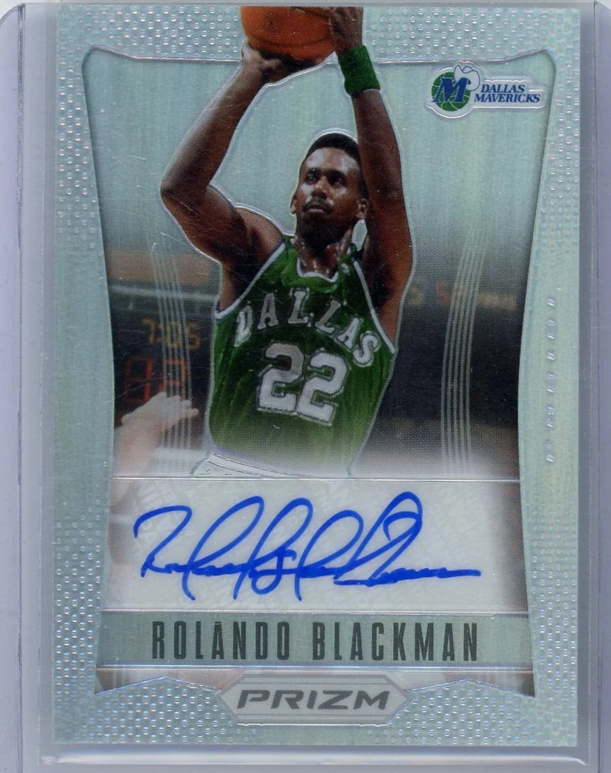 Rolando Blackman 2012-13 Panini Prizm autograph silver #'d 21/25
