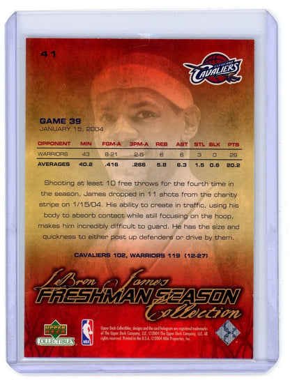 LeBron James 2004 Upper Deck Freshman Season #41