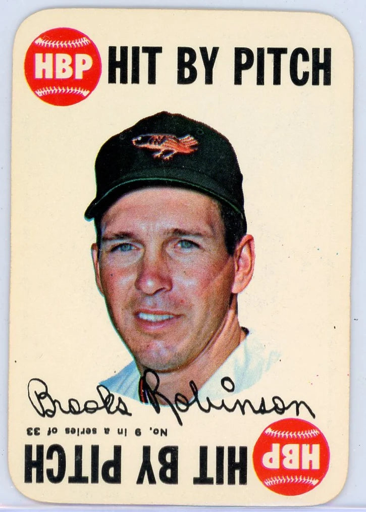 Brooks Robinson 1968 Playing Card "Hit By Pitch"