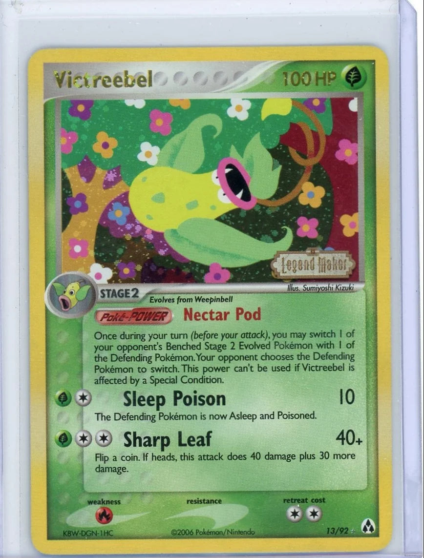 Victreebel Pokémon EX Legend Maker Reverse Holo #13/92
