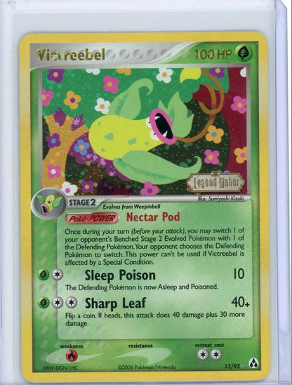 Victreebel Pokémon EX Legend Maker Reverse Holo #13/92