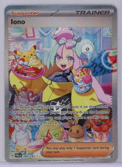 Iono Pokémon Paldea Evolved Special Illustration Rare (LP) #269/193
