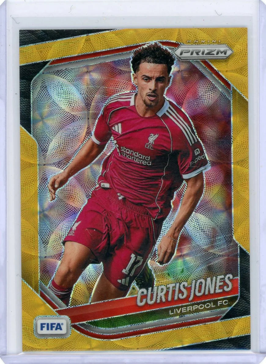 Curtis Jones 2025-26 Panini Prizm Choice gold #'d 10/10