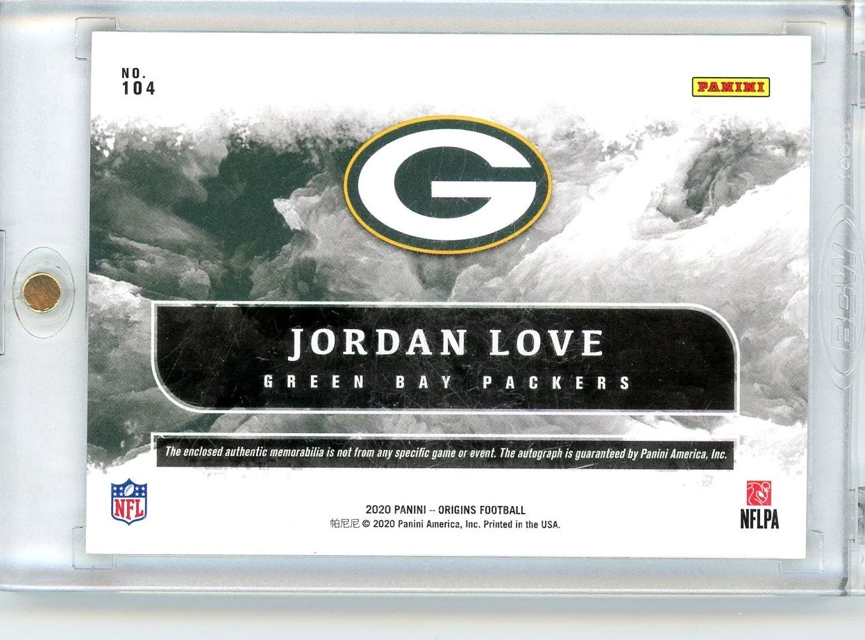Jordan Love 2020 Panini Origins RPA