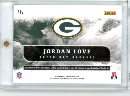 Jordan Love 2020 Panini Origins RPA