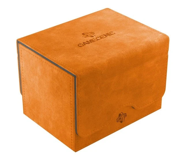 GameGenic Sidekick Deck Box - Orange (Holds 100+)